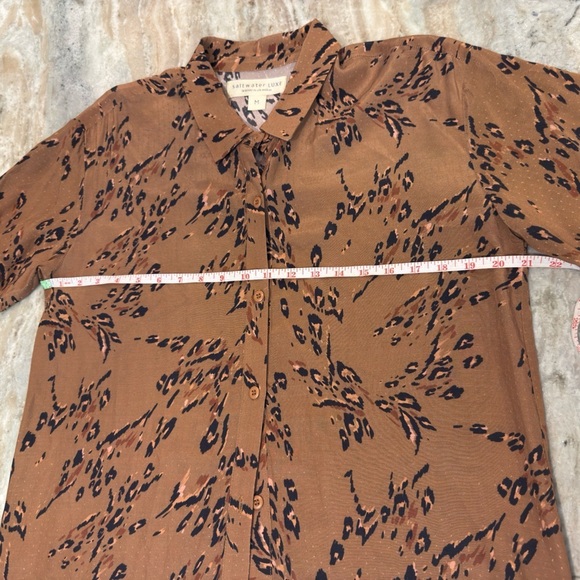 Women’s SALTWATER LUXE Sienna sage short sleeve mini dress- Size medium - Picture 7 of 9